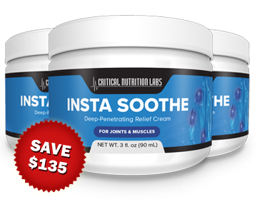 Three bottles of Insta Soothe